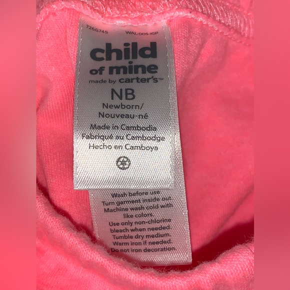 CUTE BRIGHT PINK RUFFLE LEGGINGS BY CHILD OF MINE - Picture 2 of 3